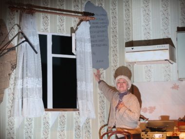 22 июня, в годовщину начала Великой отечественной войны, мы по традиции играем спектакль «Парень из прошлого».
