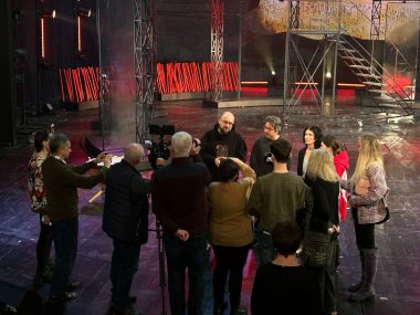 На Большой сцене состоялся пресс-показ спектакля «Легенда о Гильгамеше»